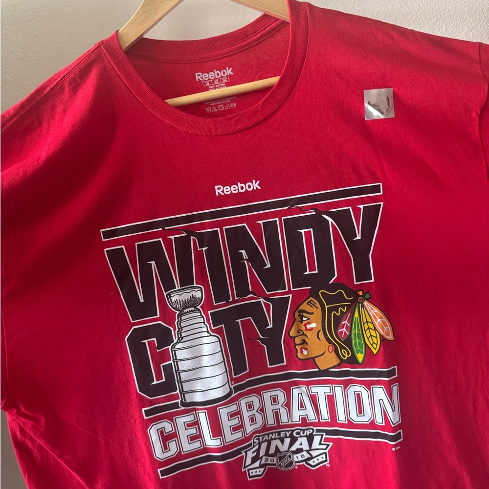 Reebok Red Windy City Celebration Tee